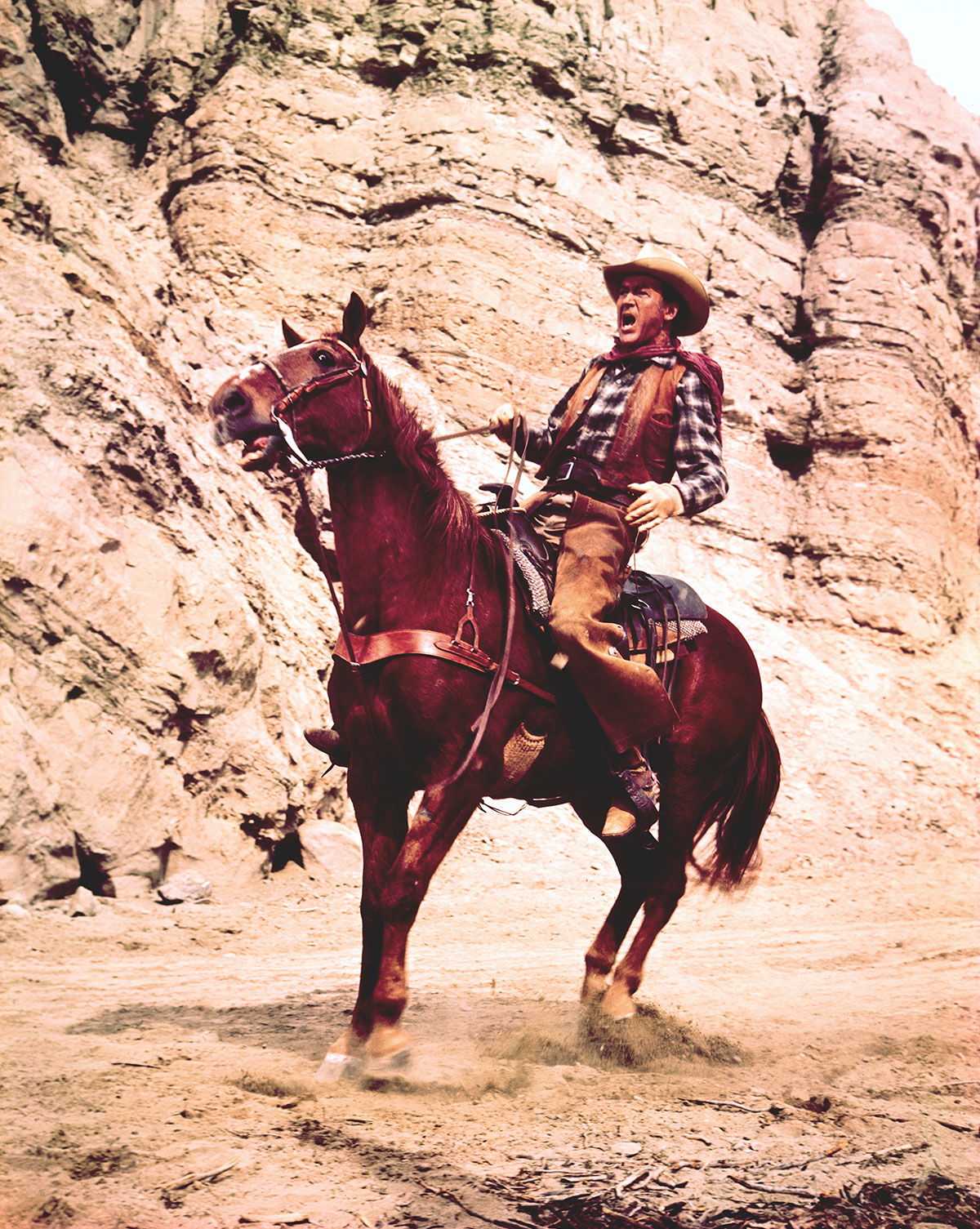 James Stewart riding horse, Pie