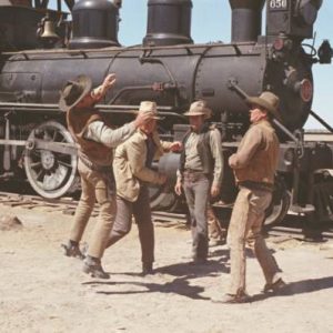 John Wayne in The Train Robbers