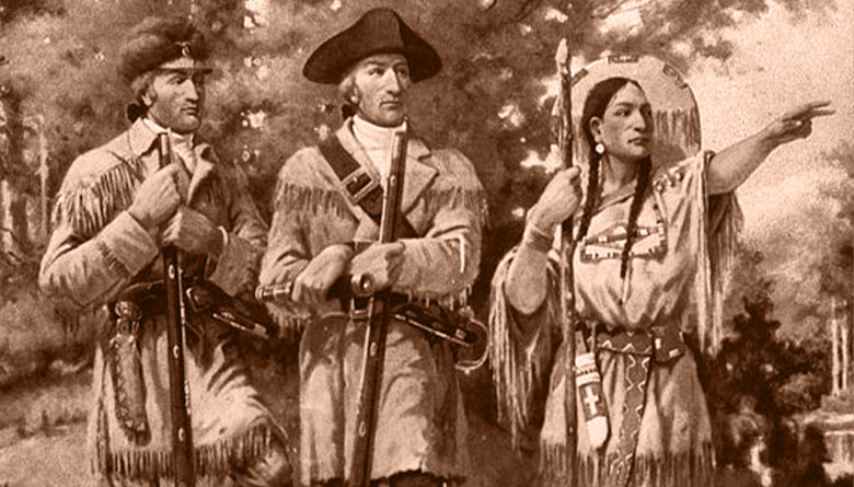 Sacagawea with Lewis and Clark