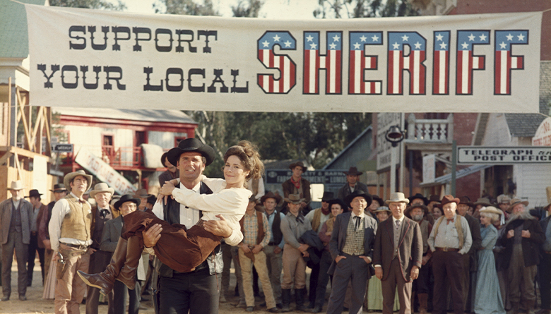 James Garner in Support your local sheriff