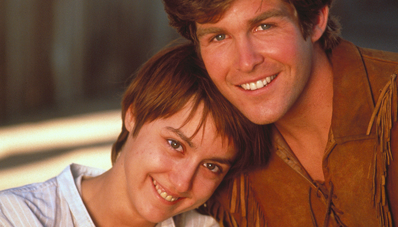 Ty Miller and Yvonne Suhor in The Young Riders