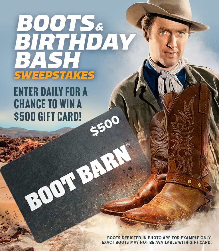 Boots & Birthday Bash Sweepstakes