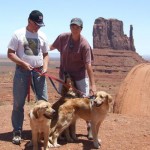 Gerald and me Gerald is holding Jake who is far left in this photo