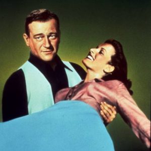 John Wayne and Maureen O'Hara in The Quiet Man