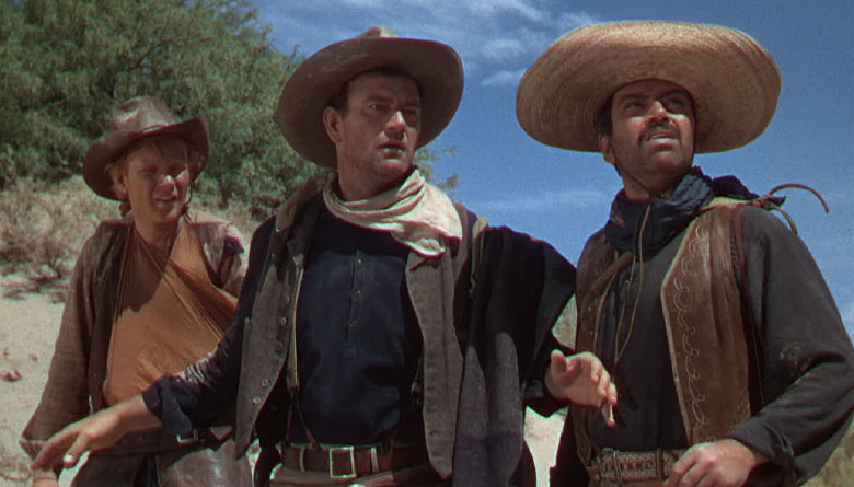 John Wayne in 3 Godfathers, Directed by John Ford