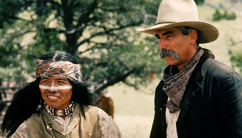 Sam Elliott in movie, Conagher