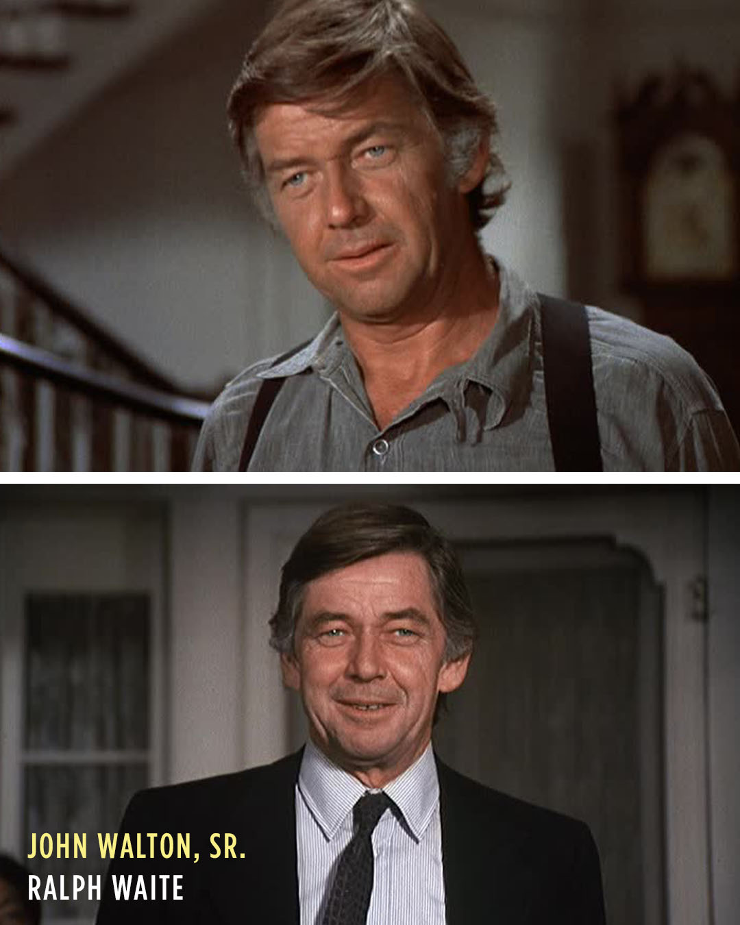 Ralph White as John Walton, Sr.