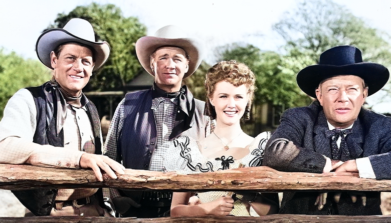 Joel McCrea as The Virginian in the 1946 film, The Virginian